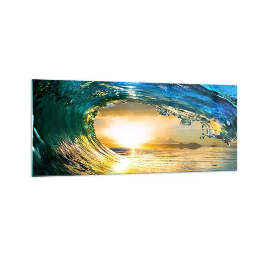 Cuadro sobre vidrio - Impresiones sobre Vidrio - Ojo de esperanza - 100x40 cm