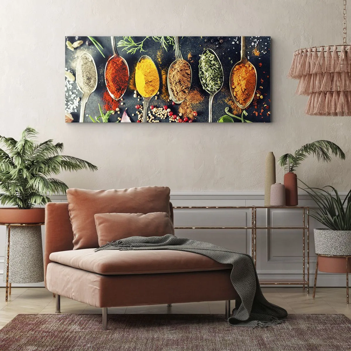 Cuadro sobre lienzo - Impresión de Imagen - Magia culinaria - 100x40 cm