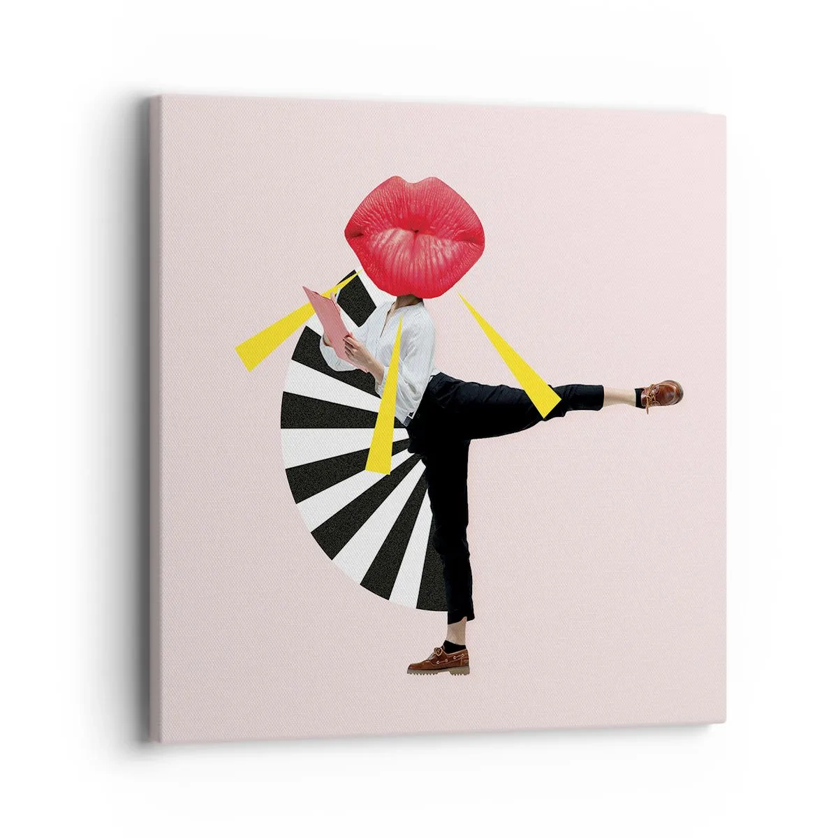 Cuadro sobre lienzo - Impresión de Imagen - Arte pop surrealista - 40x40 cm