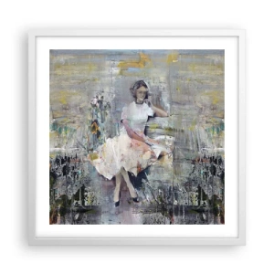 Póster en marco blanco - Clásica y moderna - 50x50 cm