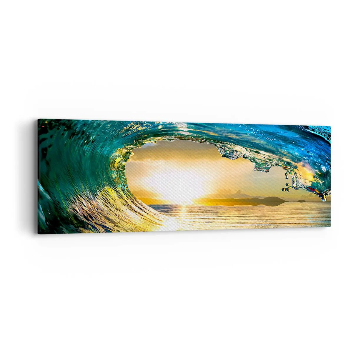 Cuadro sobre lienzo - Impresión de Imagen - Ojo de esperanza - 90x30 cm