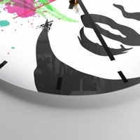 Esfera sin numeración, con rayas