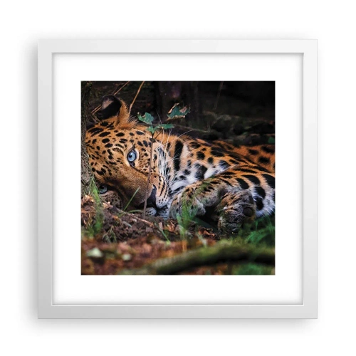 Póster en marco blanco - Confía en mí - 30x30 cm