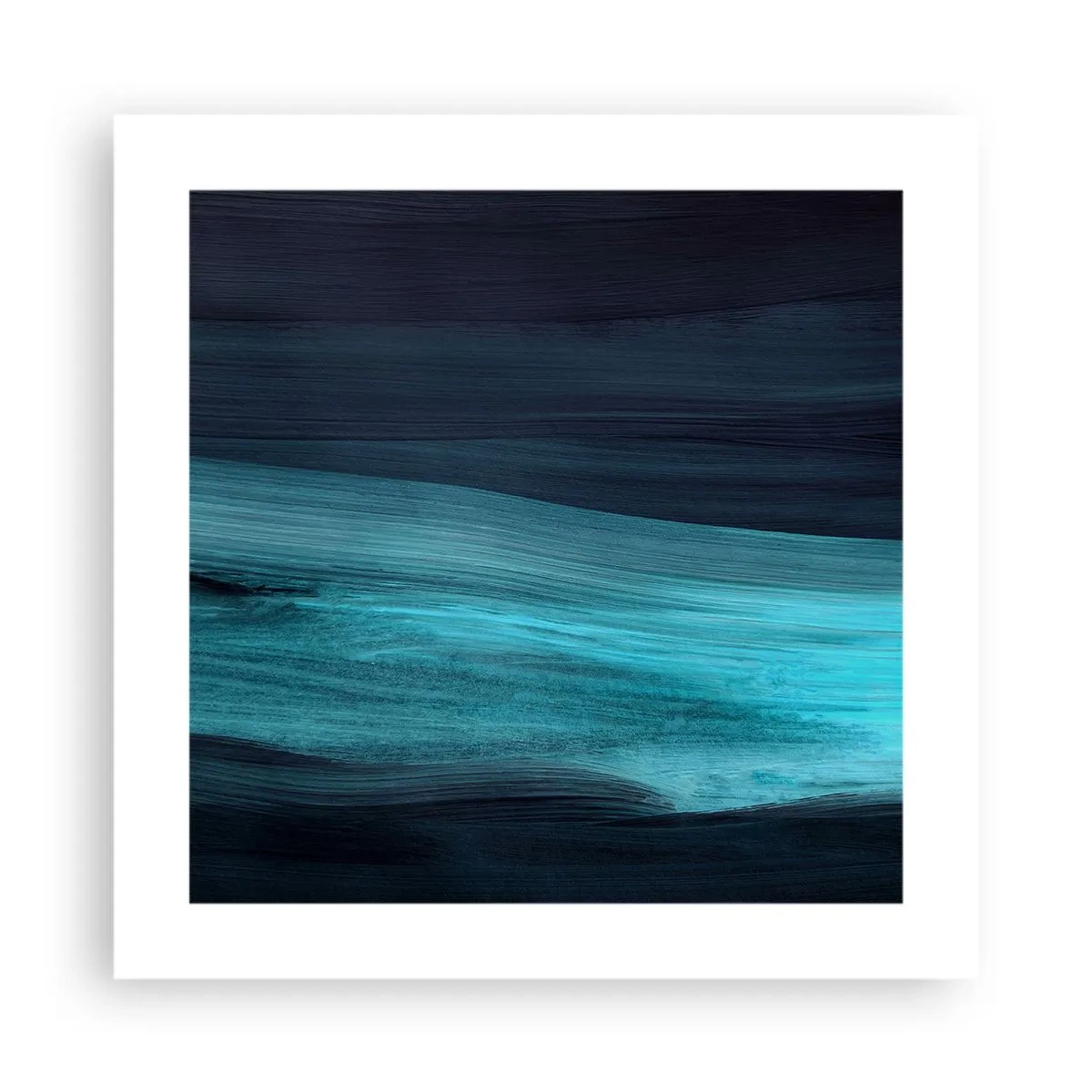 Póster - Nadar con la corriente - 40x40 cm