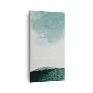 Cuadro sobre lienzo - Impresión de Imagen - Un encuentro con la niebla - 65x120 cm