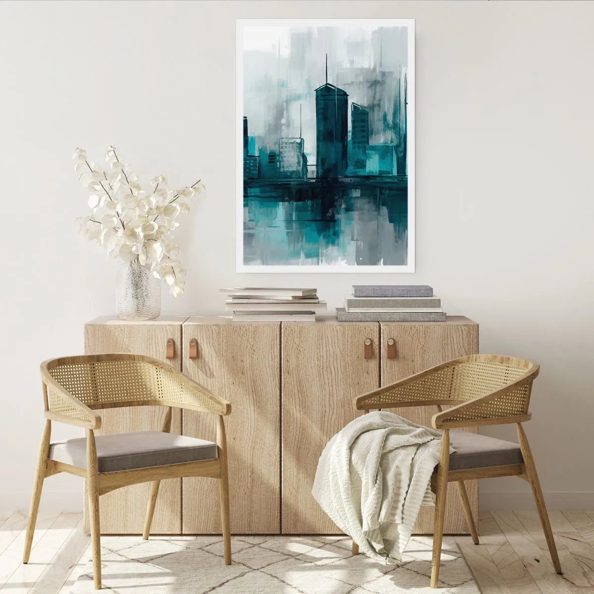 Póster - Ciudad color lluvia - 70x100 cm