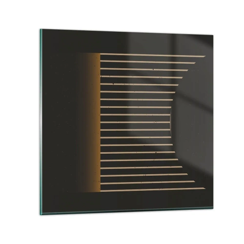 Cuadro sobre vidrio - Impresiones sobre Vidrio - Explorar la oscuridad - 50x50 cm