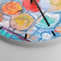 Esfera sin numeración, con rayas