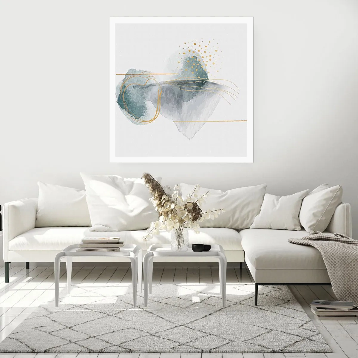 Póster - Sobre la relación entre el gris y el oro - 30x30 cm