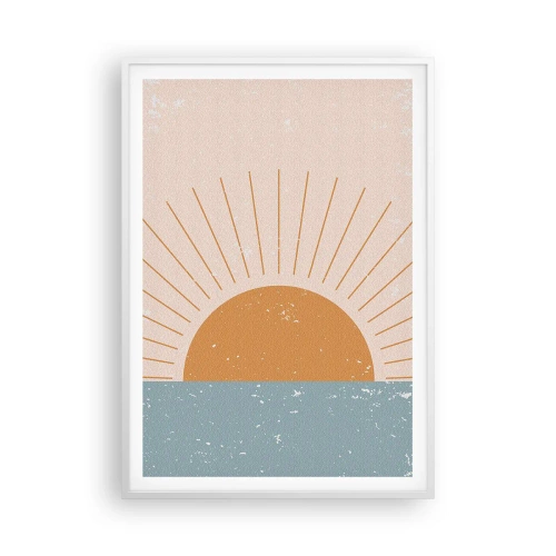 Póster en marco blanco - La maravilla de cada día - 70x100 cm