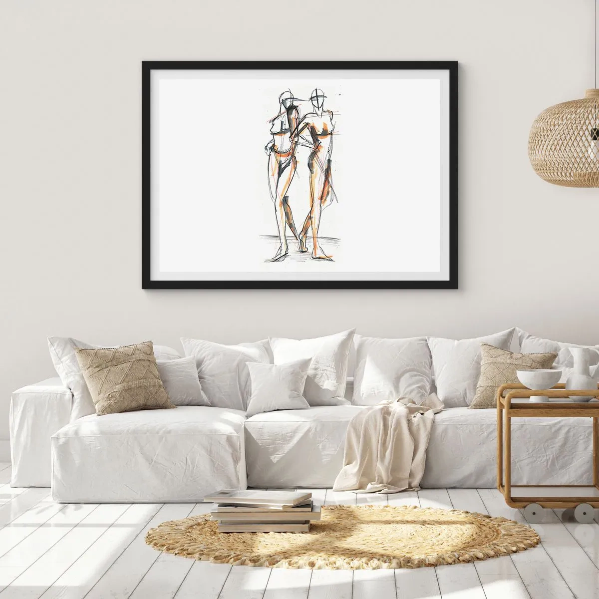 Póster en marco negro - Un estudio sobre el encanto - 91x61 cm