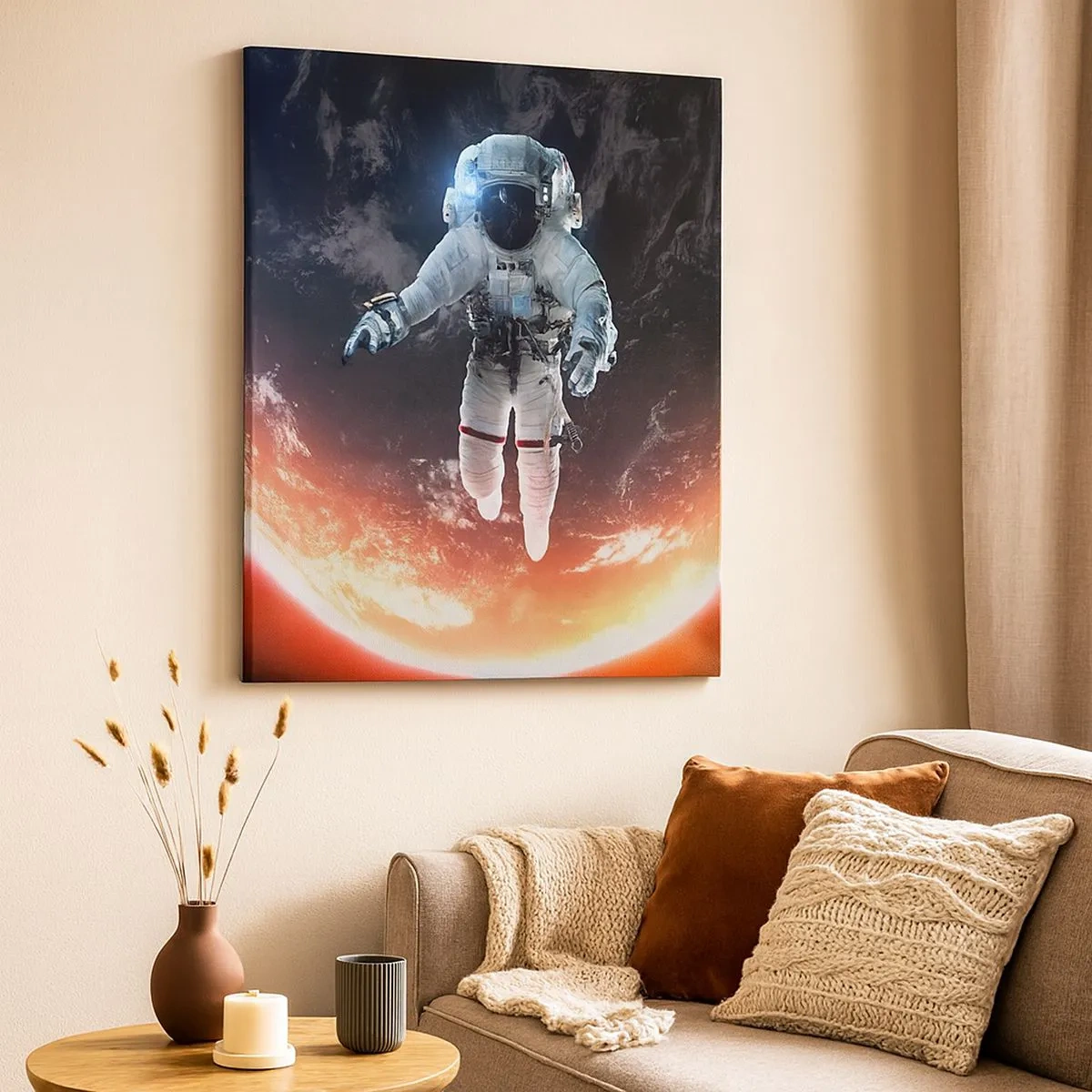 Cuadro sobre lienzo - Impresión de Imagen - ¿Puedo quedarme un rato más? - 30x30 cm