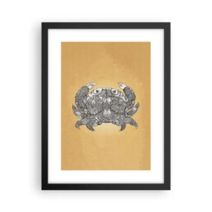 Póster en marco negro - Cuentos del Sr. Cangrejo - 30x40 cm