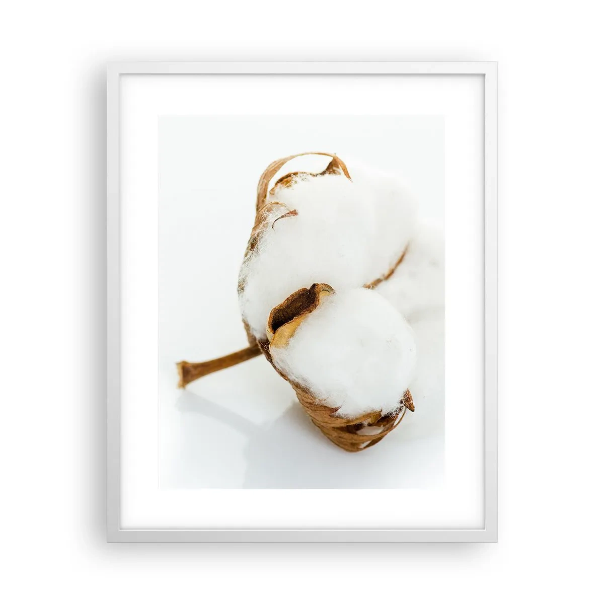 Póster en marco blanco - Suave por naturaleza - 40x50 cm