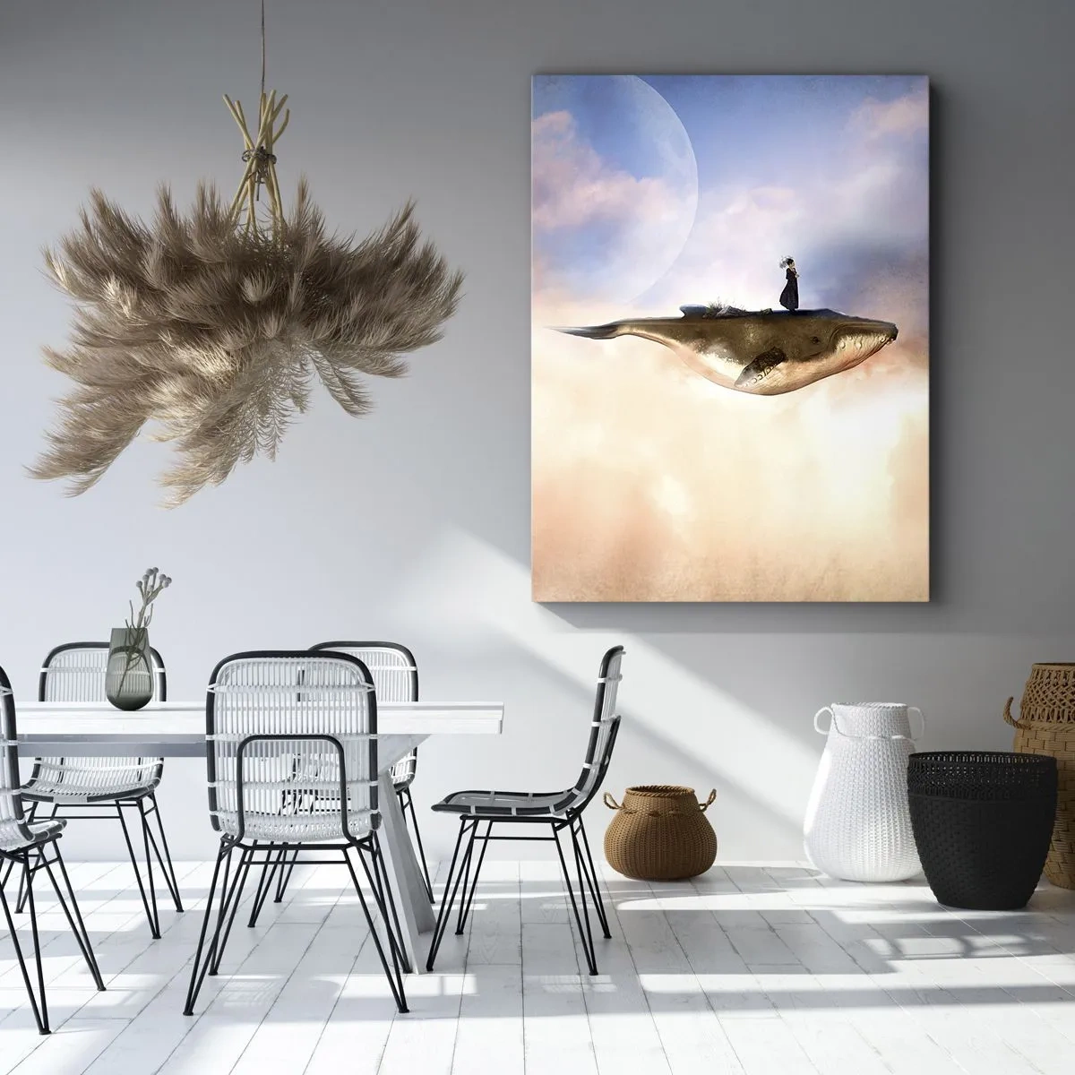 Cuadro sobre lienzo - Impresión de Imagen - Un viaje surrealista - 65x120 cm