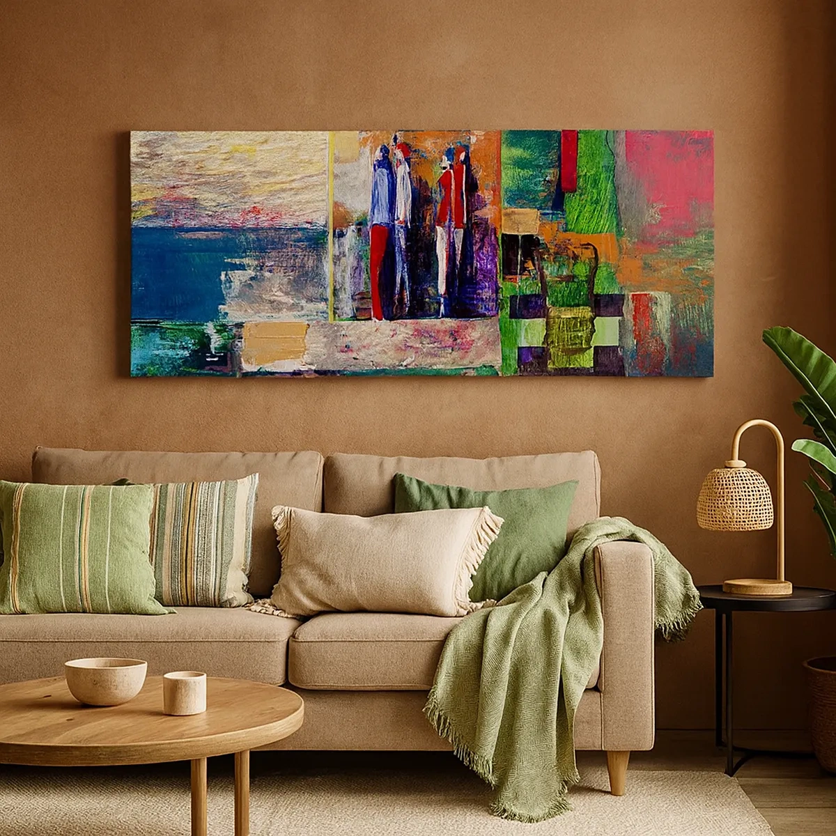 Cuadro sobre lienzo - Impresión de Imagen - Relaciones y emociones - 30x30 cm