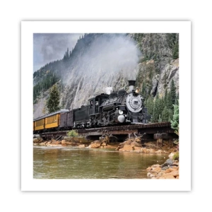 Póster - ¿Adónde me llevas? - 50x50 cm