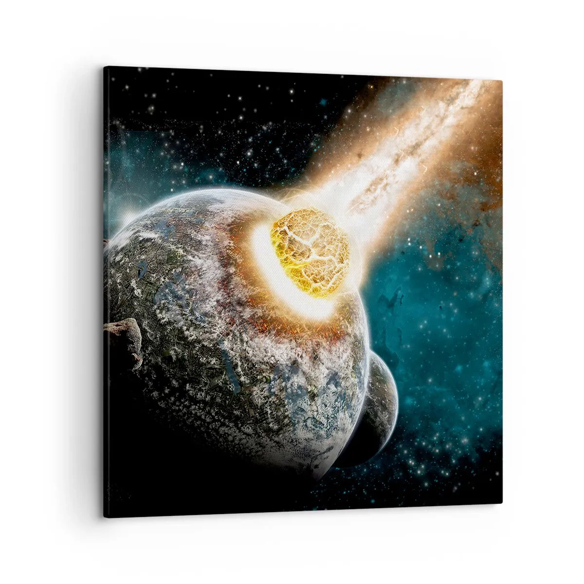 Cuadro sobre lienzo - Impresión de Imagen - ¿Condena o nacimiento? - 50x50 cm