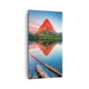 Cuadro sobre lienzo - Impresión de Imagen - Cálido y frío - 55x100 cm