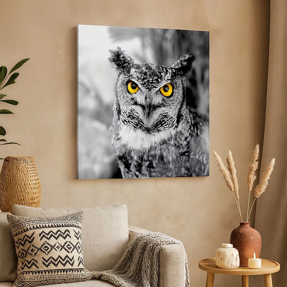 Cuadro sobre lienzo - Impresión de Imagen - Nada se puede ocultar - 30x30 cm