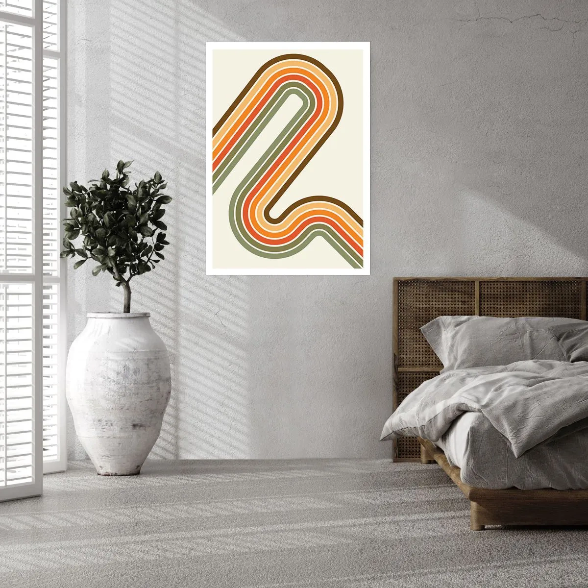 Póster - Zigzagueando hasta su destino - 30x40 cm