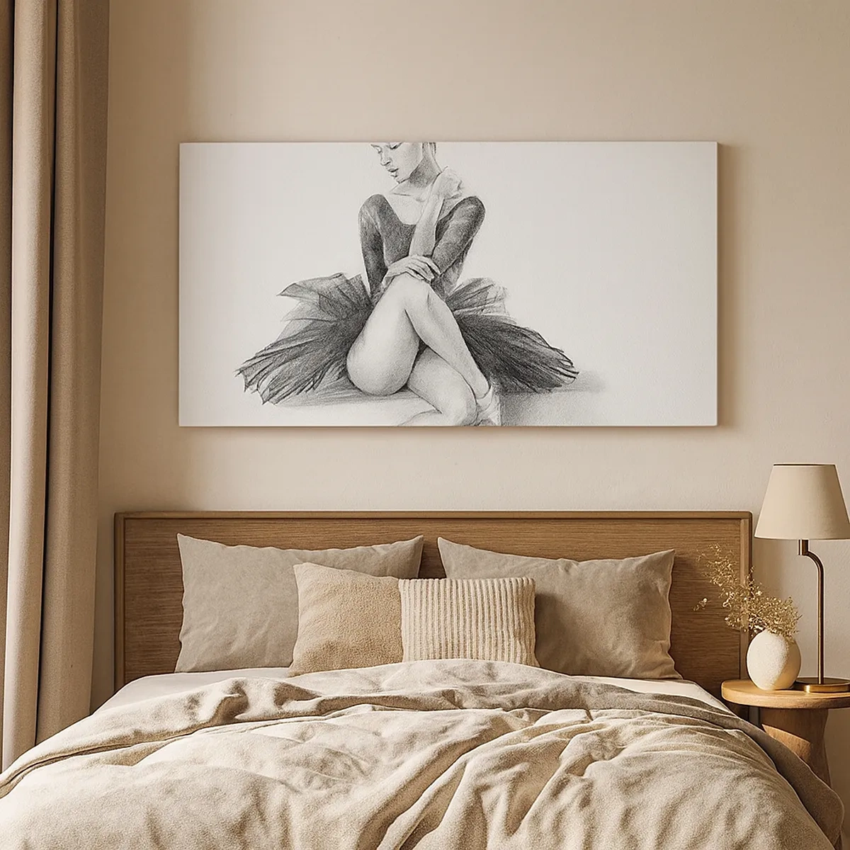 Cuadro sobre lienzo - Impresión de Imagen - Amante de la danza - 30x30 cm