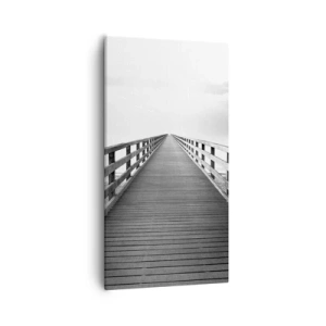 Cuadro sobre lienzo - Impresión de Imagen - En la distancia... - 55x100 cm