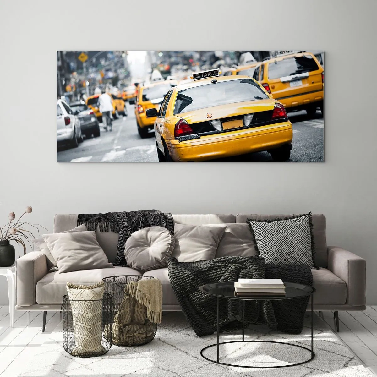 Cuadro sobre vidrio - Impresiones sobre Vidrio - Solo en esta ciudad - 100x40 cm