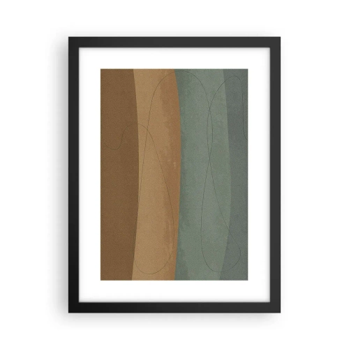 Póster en marco negro - Composición horizontal - 30x40 cm