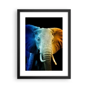 Póster en marco negro - Excéntrico, no un bicho raro - 30x40 cm