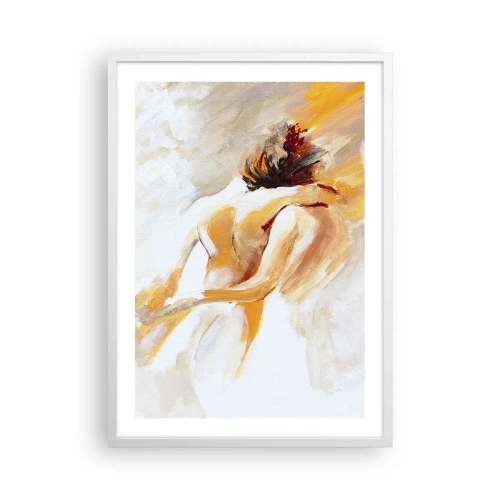 Póster en marco blanco - En un cielo de cercanía - 50x70 cm