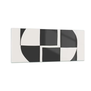 Cuadro sobre vidrio - Impresiones sobre Vidrio - Antítesis - síntesis - 100x40 cm