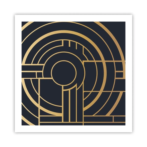 Póster - Giro de los elementos - 60x60 cm