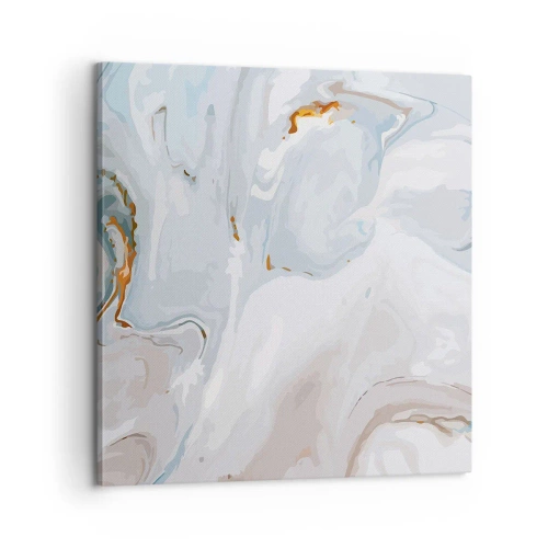 Cuadro sobre lienzo - Impresión de Imagen - Blanco fusión - 60x60 cm