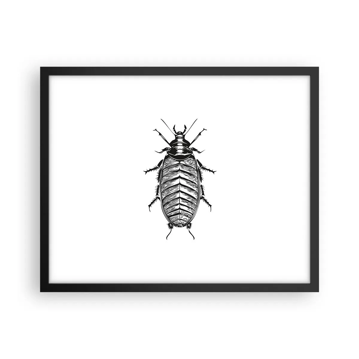 Póster en marco negro - ¡Qué espécimen! - 50x40 cm