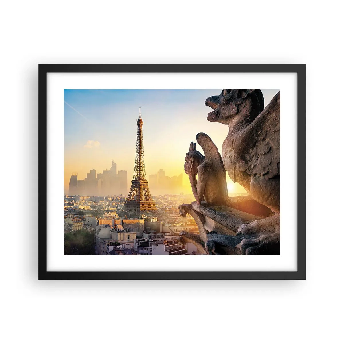Póster en marco negro - Ha cambiado tanto la ciudad... - 50x40 cm