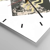 Esfera sin numeración, con rayas