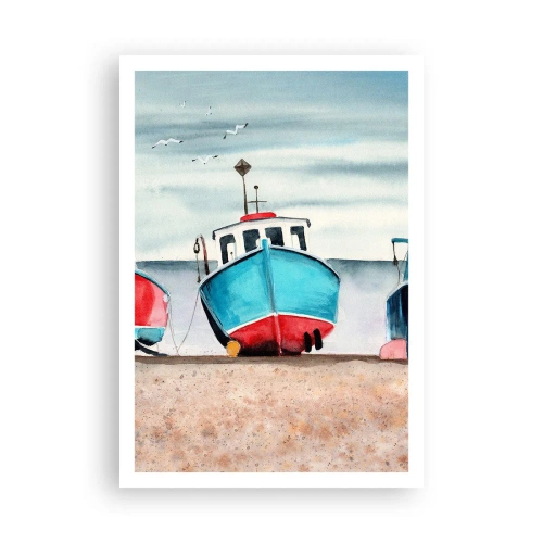 Póster - Listos para la pesca - 70x100 cm