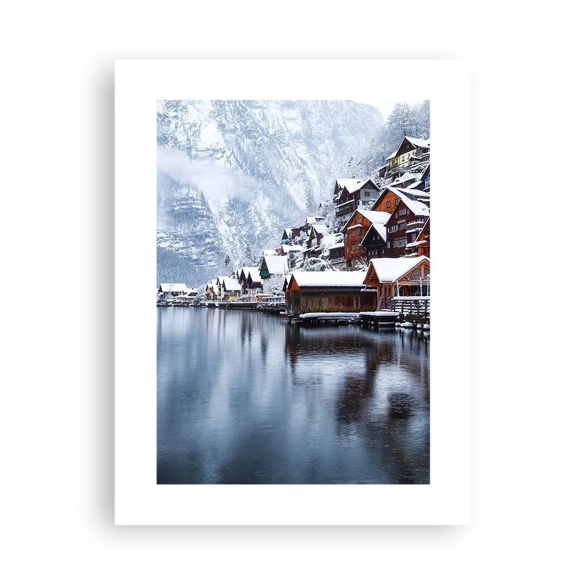 Póster - En un decorado de invierno - 30x40 cm