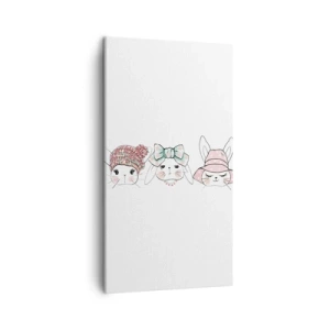 Cuadro sobre lienzo - Impresión de Imagen - Reflexión, tristeza, alegría - 45x80 cm