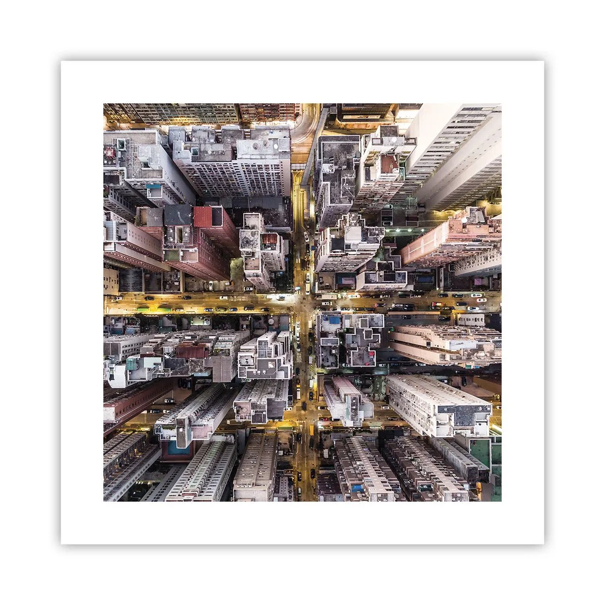 Póster - Saludos desde Hong Kong - 40x40 cm