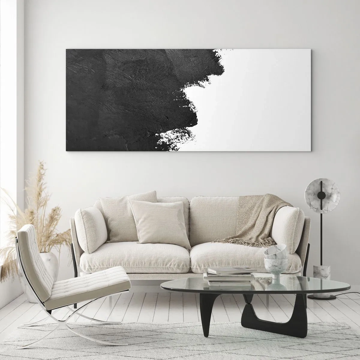Cuadro sobre vidrio - Impresiones sobre Vidrio - Elementos: tierra - 100x40 cm