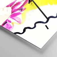 Esfera sin numeración, con rayas