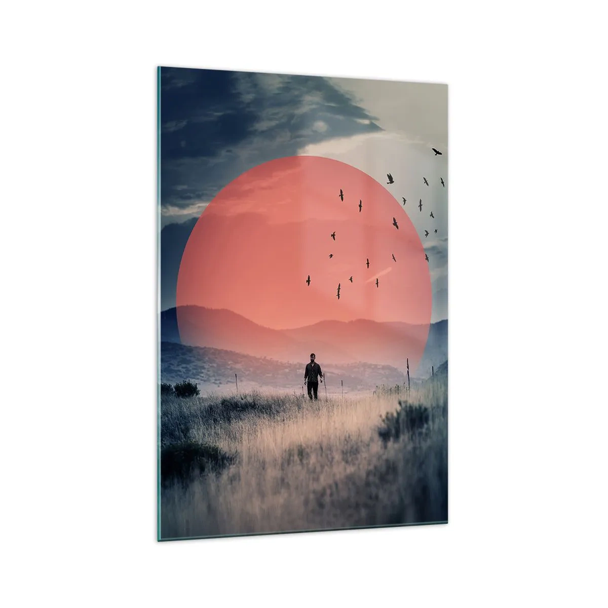 Cuadro sobre vidrio - Impresiones sobre Vidrio - En su elemento - 70x100 cm