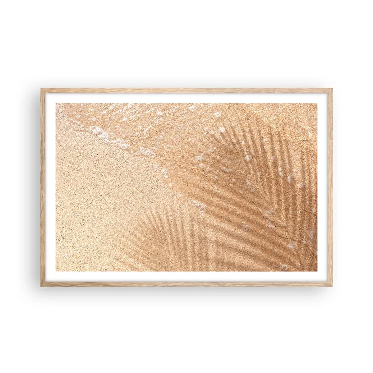 Póster en marco roble claro - La sombra de un verano caluroso - 91x61 cm