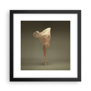 Póster en marco negro - A punto de volar - 30x30 cm