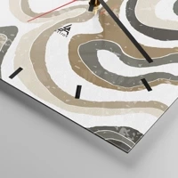 Esfera sin numeración, con rayas