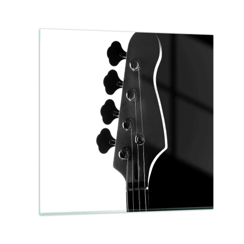 Cuadro sobre vidrio - Impresiones sobre Vidrio - Silencio musical  - 70x70 cm