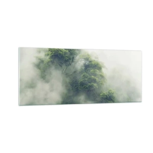 Cuadro sobre vidrio - Impresiones sobre Vidrio - Envuelto en niebla - 100x40 cm