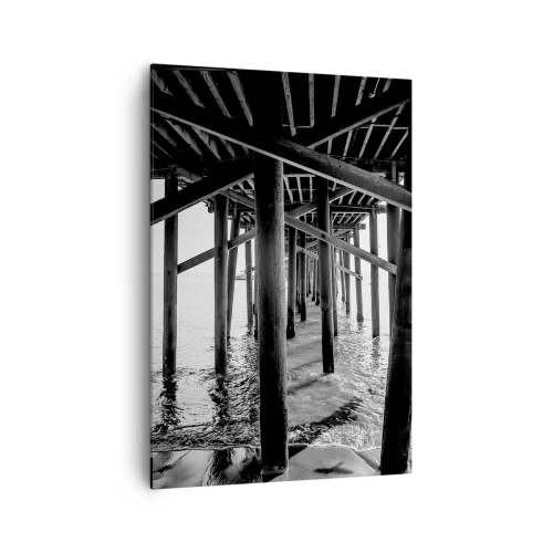 Cuadro sobre lienzo - Impresión de Imagen - Escondite en la playa - 70x100 cm